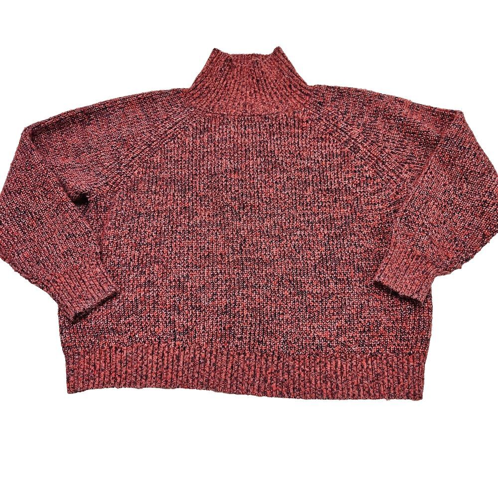 Suncoo Paris Women's Multicolor Knit Wool & Alpaca Blend Turtleneck Sz T1/ Small